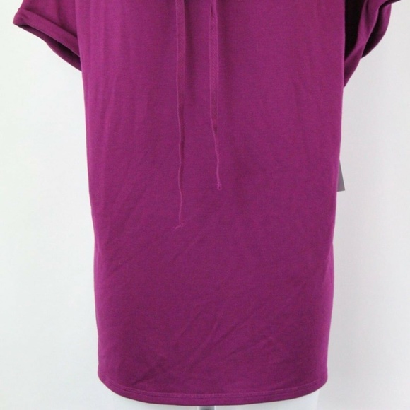 Ideology Purple Drawstring Top Size 2X - Picture 2 of 5